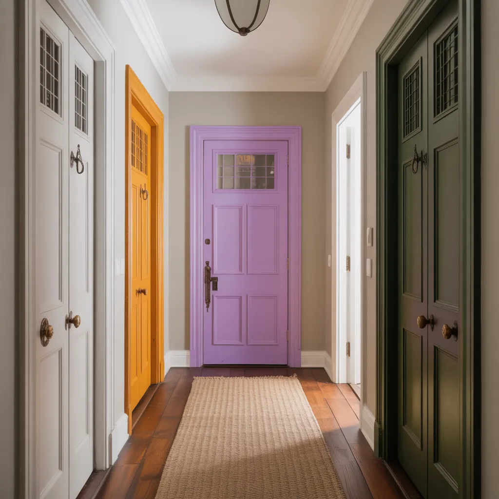 32 Jaw-Dropping Hallway Decor Ideas You’ll Wish You Tried Sooner 26 Accent Doors