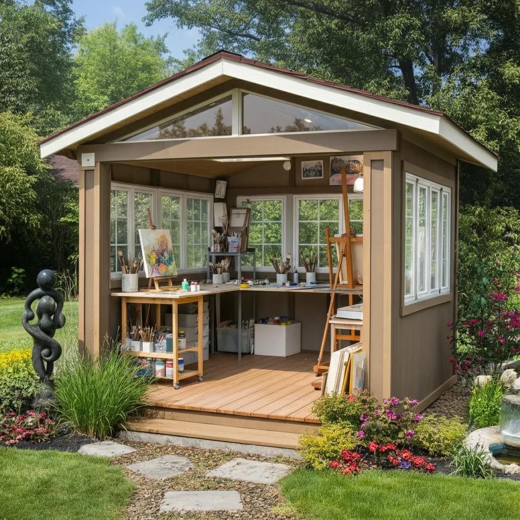 Transform Your Outdoor Space with These Jaw-Dropping Backyard Ideas 15 Backyard Art Studio