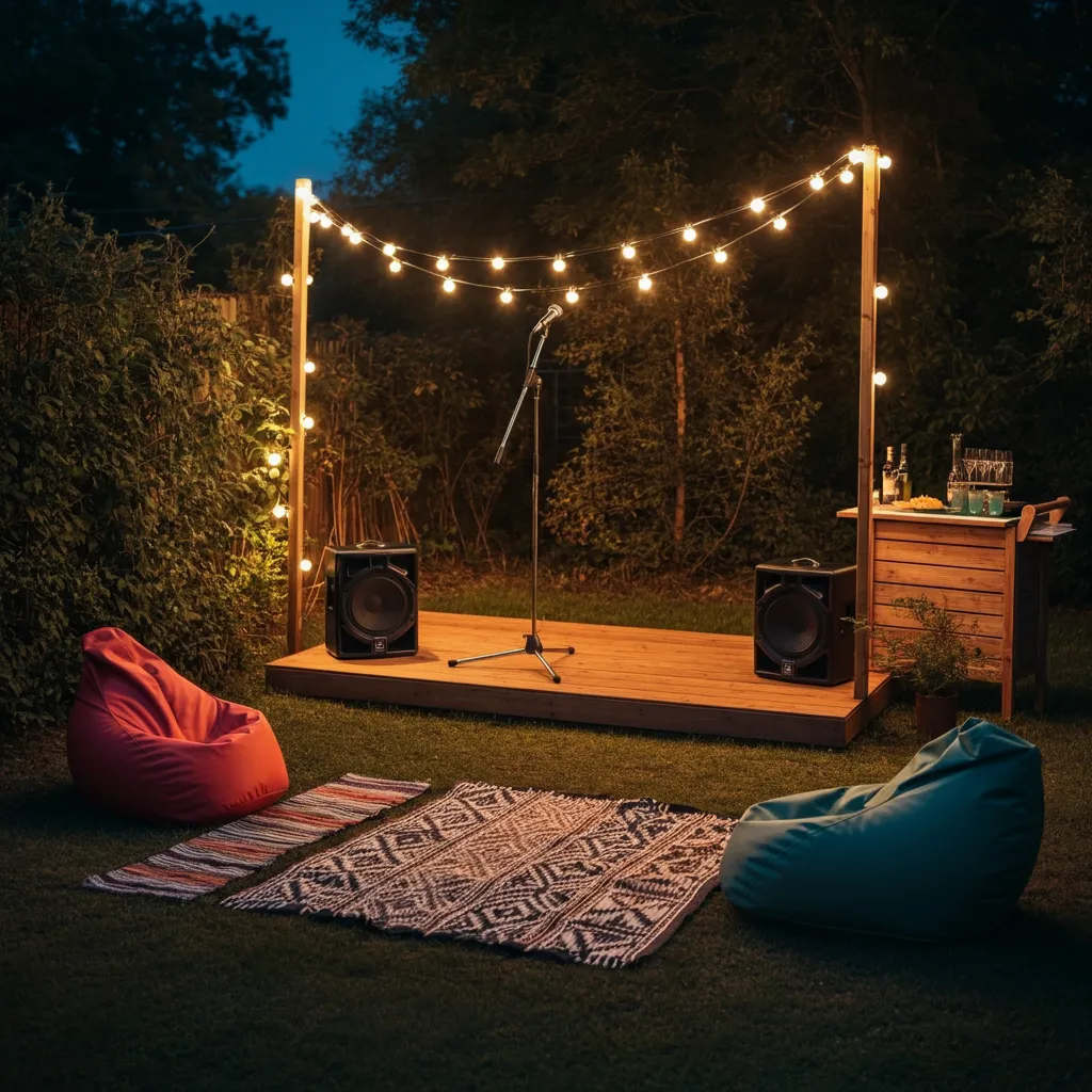 Transform Your Outdoor Space with These Jaw-Dropping Backyard Ideas 23 Backyard Music Stage