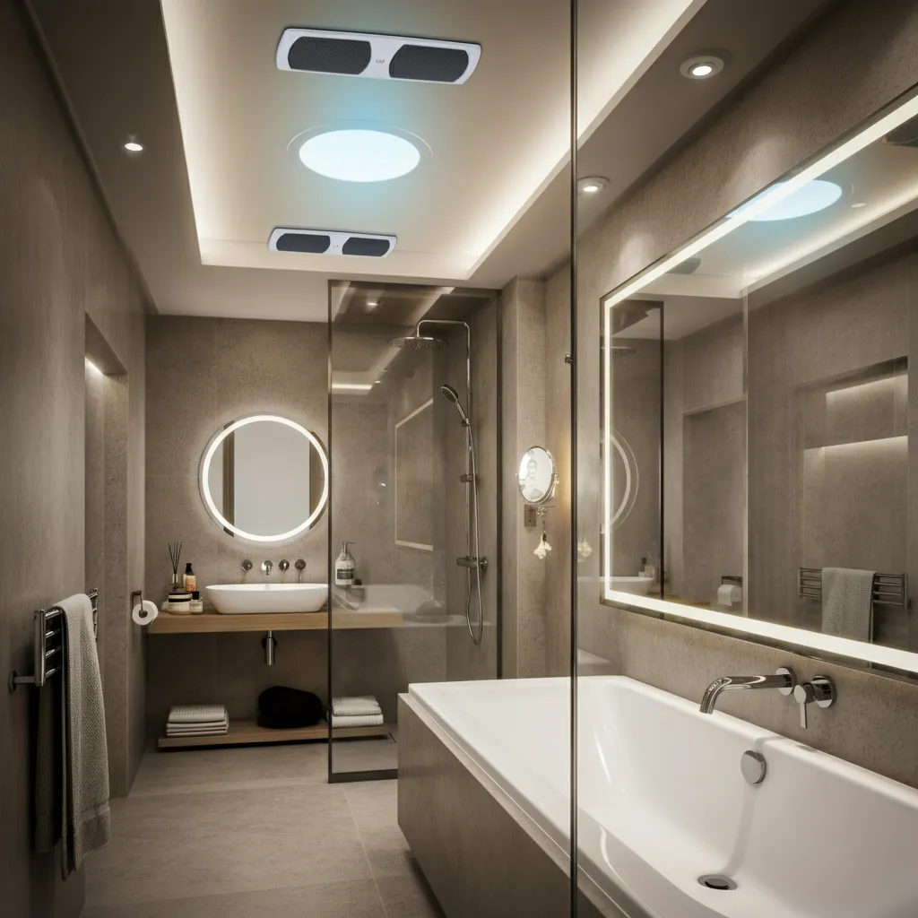 The Ultimate List of 40 Bathroom Remodel Ideas for a Modern Makeover 34 Bluetooth Speakers Efficiency