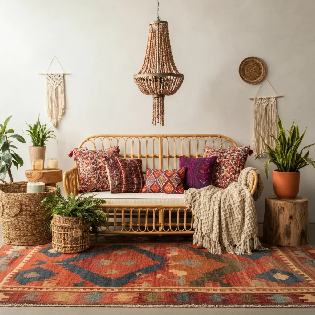 30+ Living Room Ideas That Will Make Your Home Look 10x More Expensive 15 Bohemian Living Room