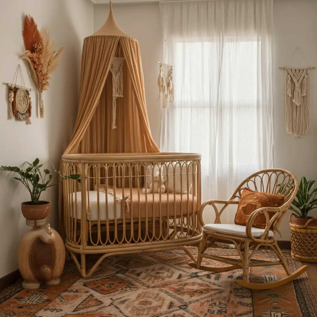 34 Nursery Ideas So Perfect, Even Interior Designers Are Jealous! 7 Boho Bliss Nursery