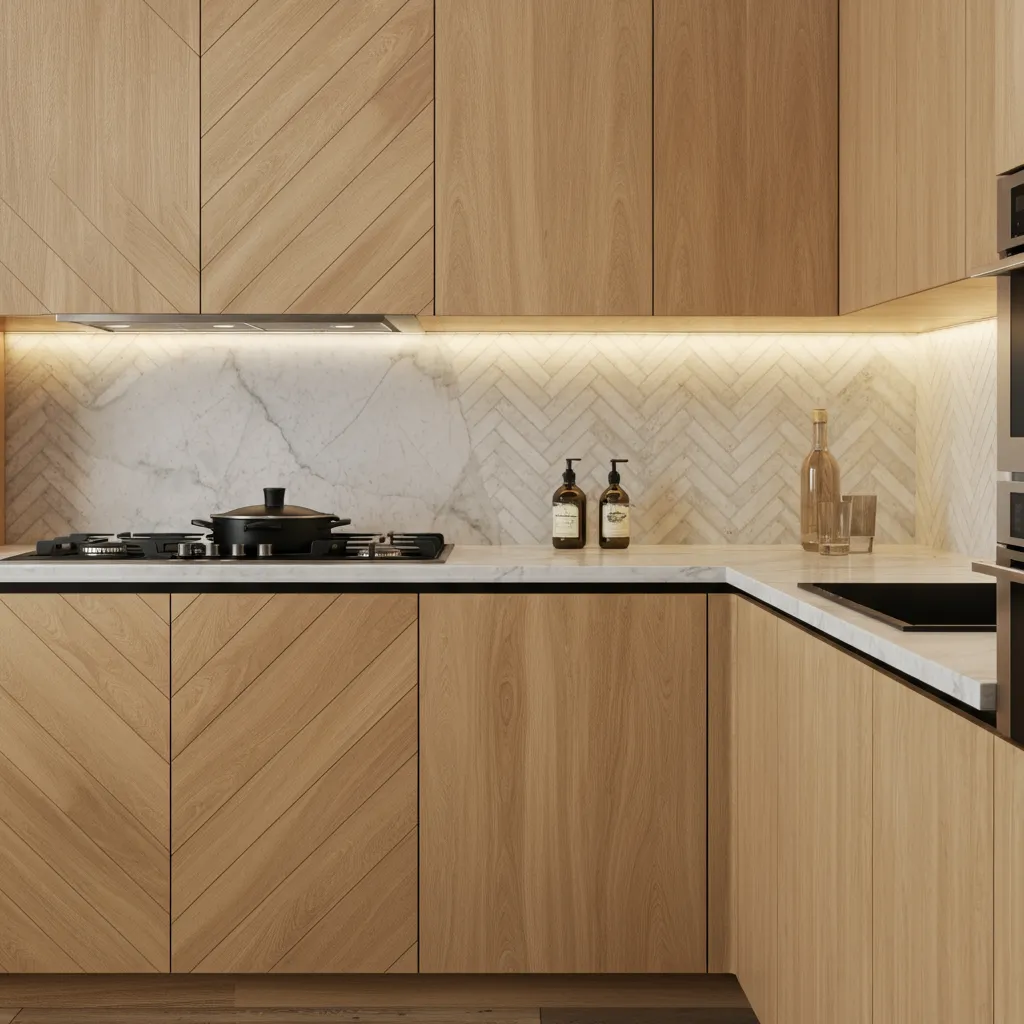 The Ultimate Kitchen Cabinet Guide Everything You Need to Know! 16 Chevron Patterned Cabinets