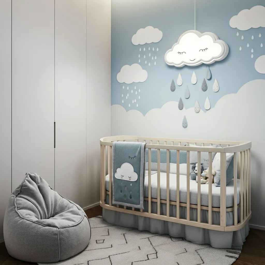 34 Nursery Ideas So Perfect, Even Interior Designers Are Jealous! 15 Cloud Nine Nursery