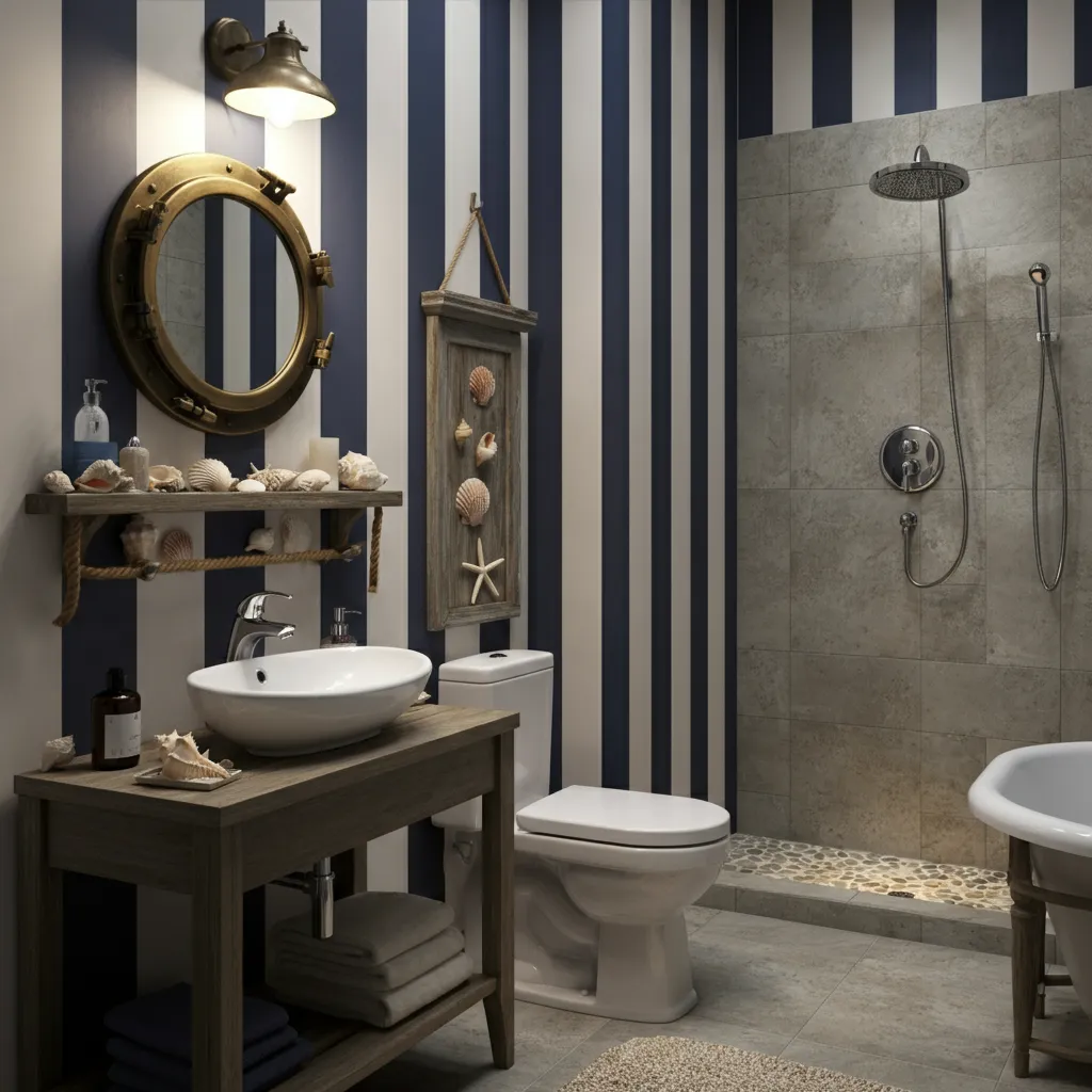 32+ Bathroom Ideas That Will Make Guests Think You Hired a Designer 11 Coastal Bathroom