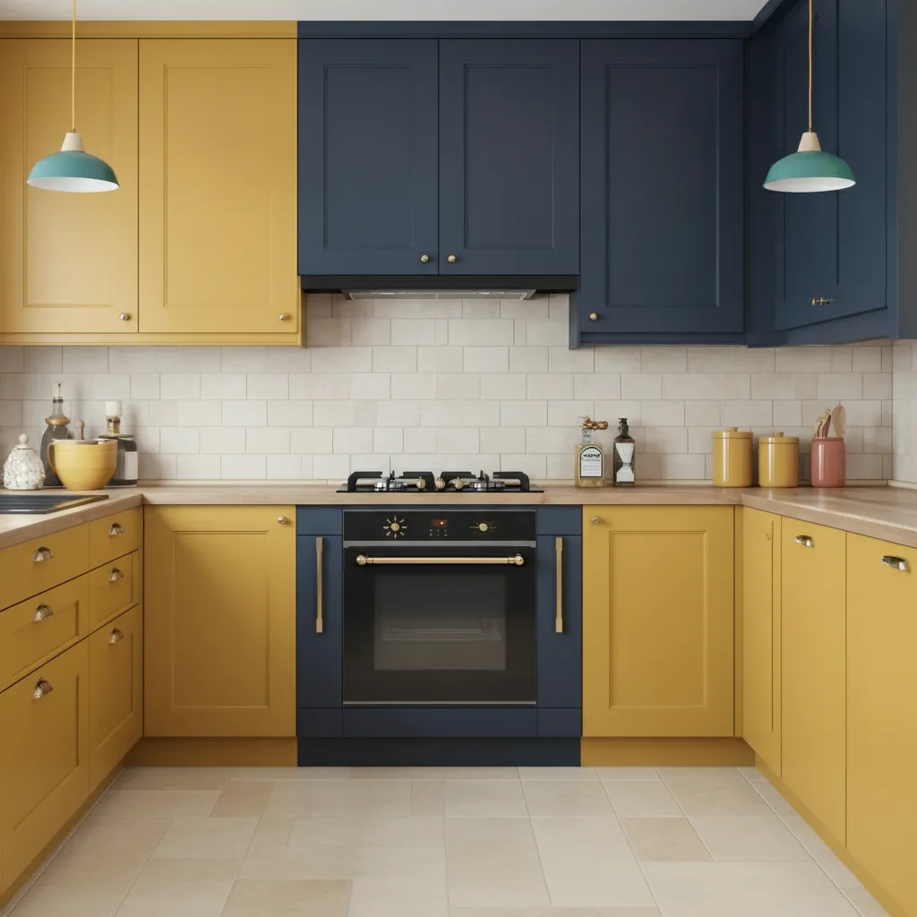 30+ Jaw-Dropping Kitchen Ideas You’ll Wish You Knew Sooner 33 Color-Blocked Kitchen