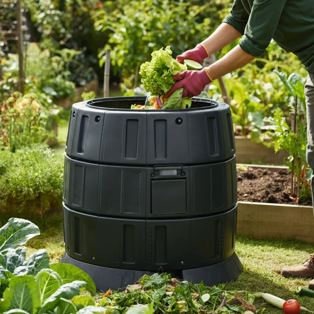 30+ Garden Ideas That’ll Make You Cancel Your Vacation Plans 19 Composting Station