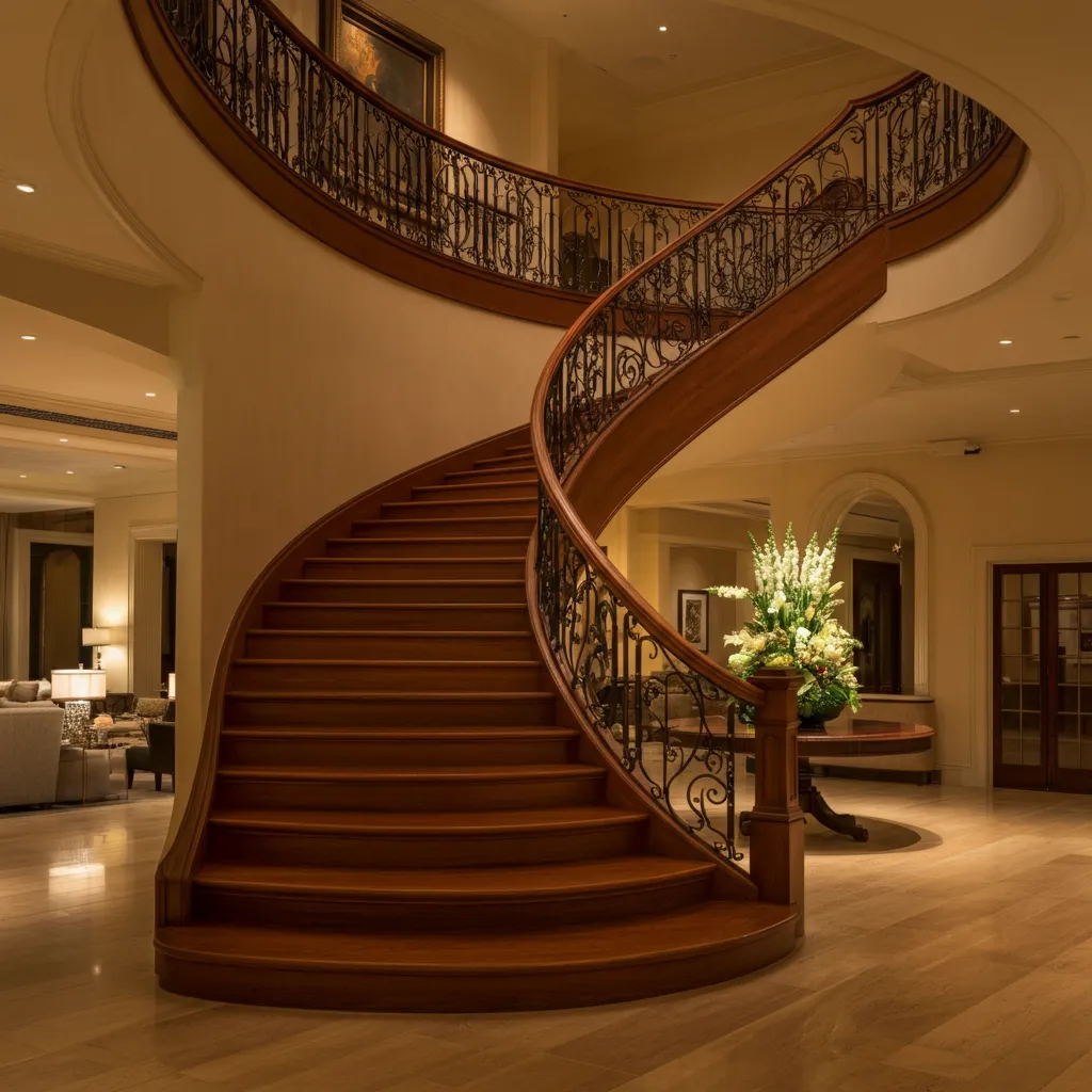 Top 20 Staircase Designs You’ll Wish You Had Seen Sooner 3 Curved Statement Pieces