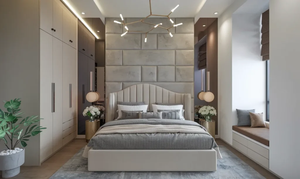 The Ultimate Guide to Small Bedroom Decor (Even IKEA Would Approve!) 2 Elegant Functionality in a Small Bedroom