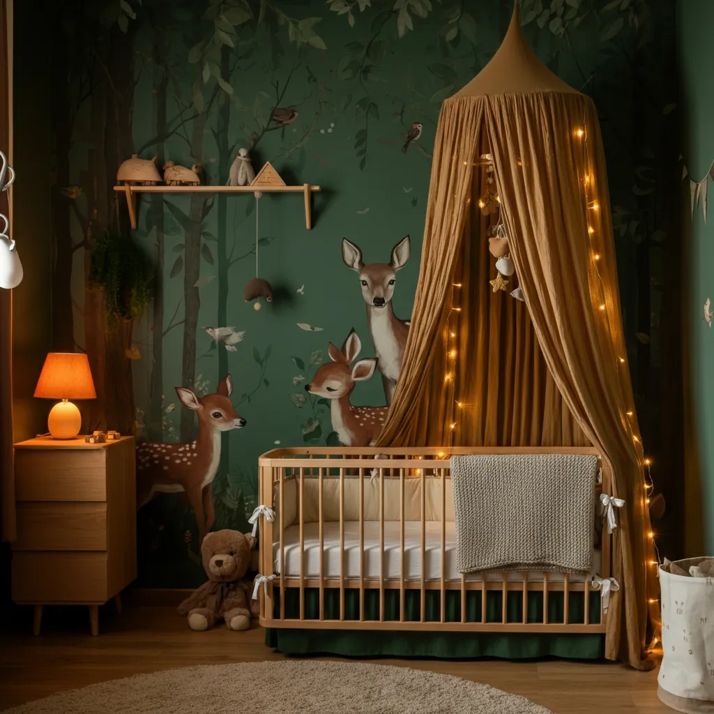 34 Nursery Ideas So Perfect, Even Interior Designers Are Jealous! 21 Fairy Tale Forest Nursery