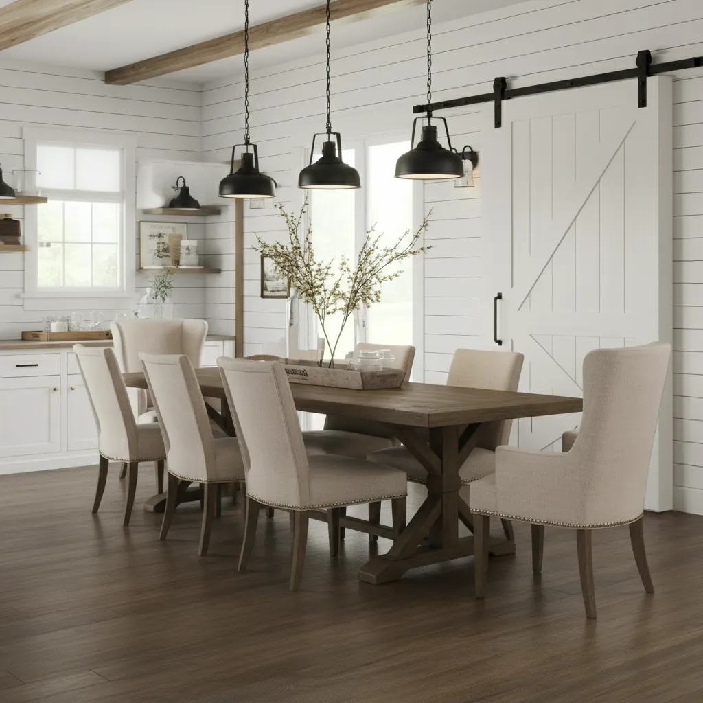 28+ Dining Room Decor Ideas So Good, Even Designers Are Copying Them 11 Farmhouse Modern Dining Room