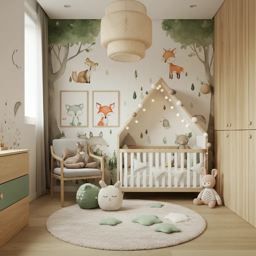 34 Nursery Ideas So Perfect, Even Interior Designers Are Jealous! 33 Forest Friends Nursery
