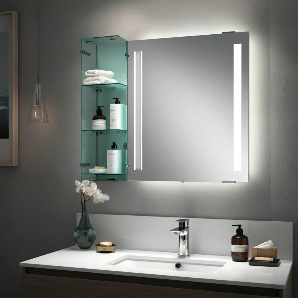 The Ultimate List of 40 Bathroom Remodel Ideas for a Modern Makeover 39 Frameless Medicine Cabinet Upgrade