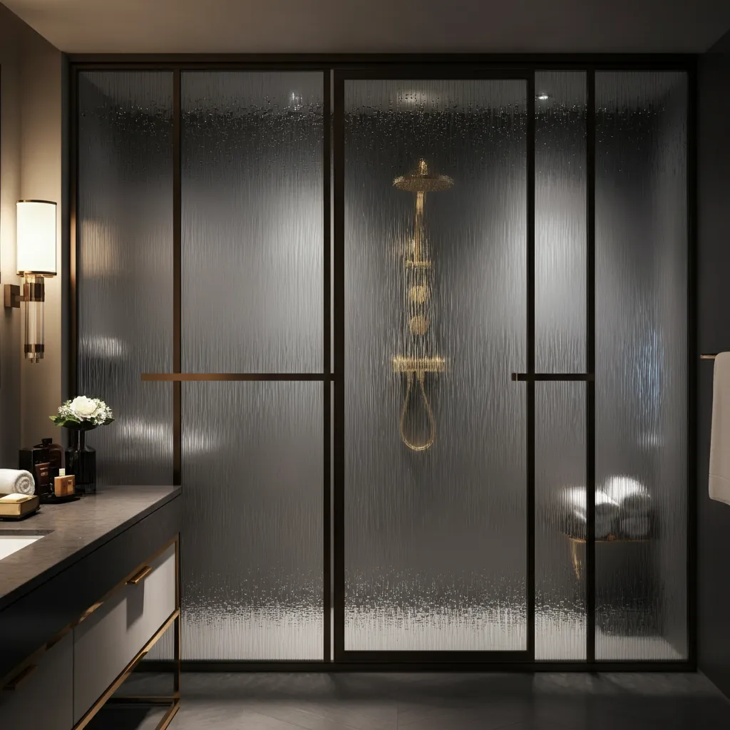 The Ultimate List of 40 Bathroom Remodel Ideas for a Modern Makeover 23 Frosted Glass Privacy
