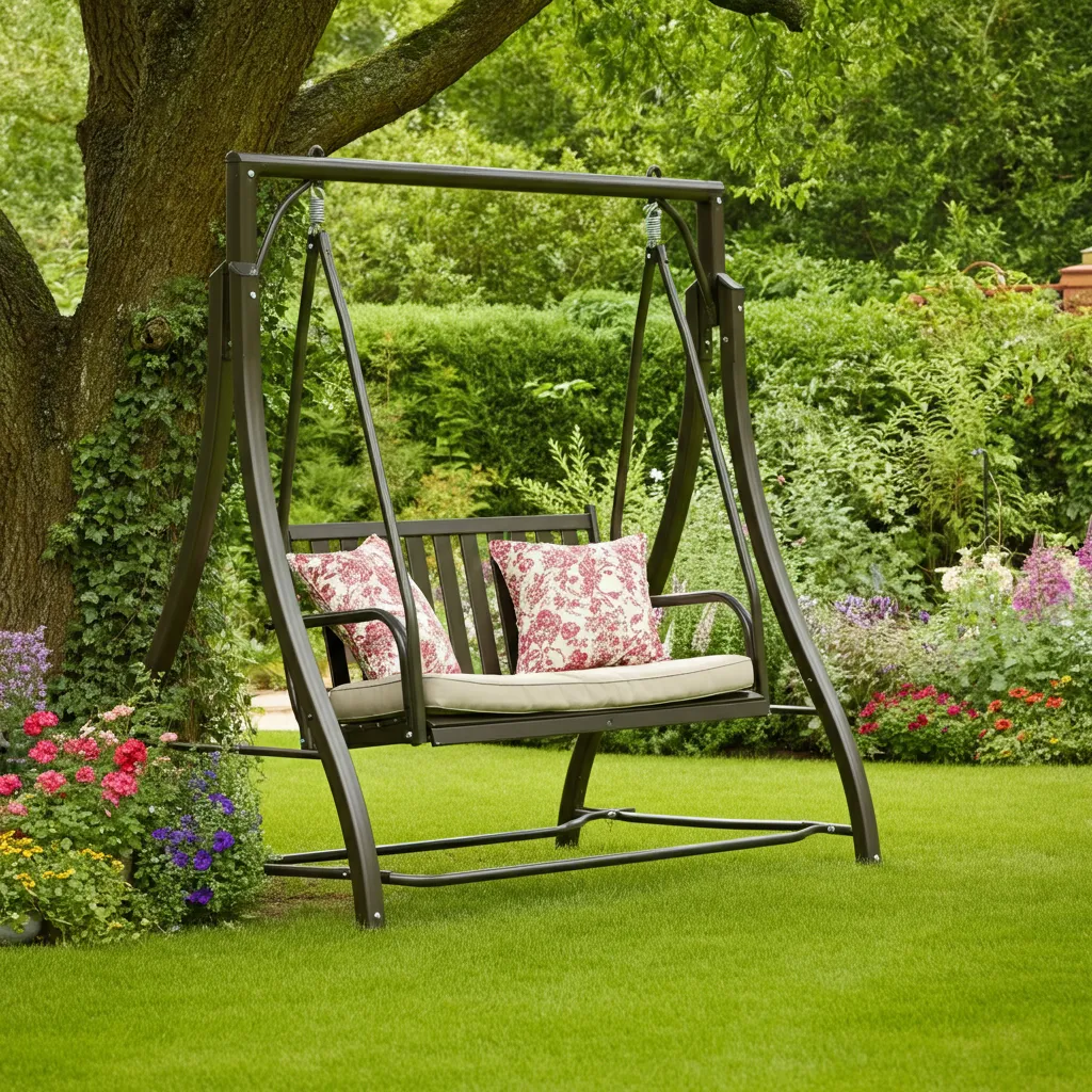 30+ Garden Ideas That’ll Make You Cancel Your Vacation Plans 25 Garden Swing