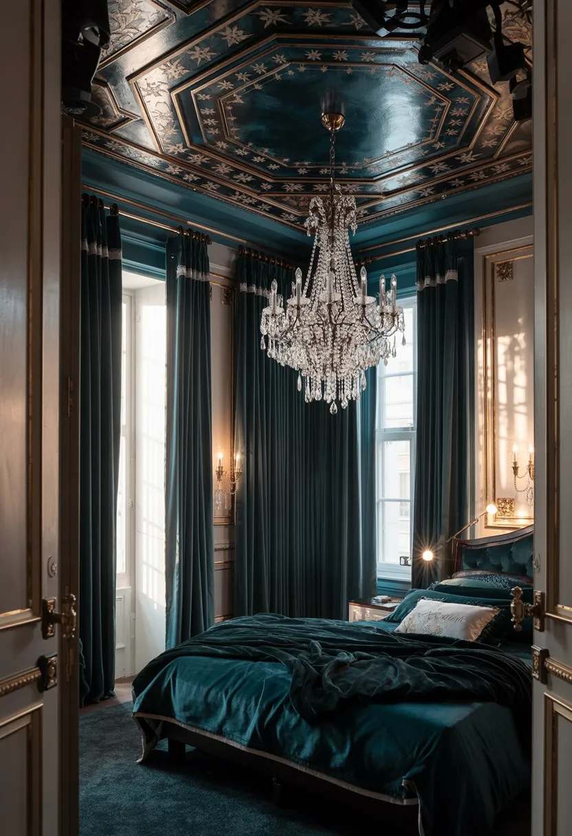 19 Luxury And Modern Ceiling Design Ideas 18 Gilded Starry Night Ceiling