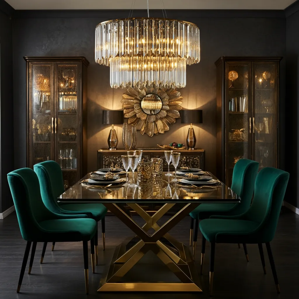 28+ Dining Room Decor Ideas So Good, Even Designers Are Copying Them 17 Glamorous Metallic Dining Room