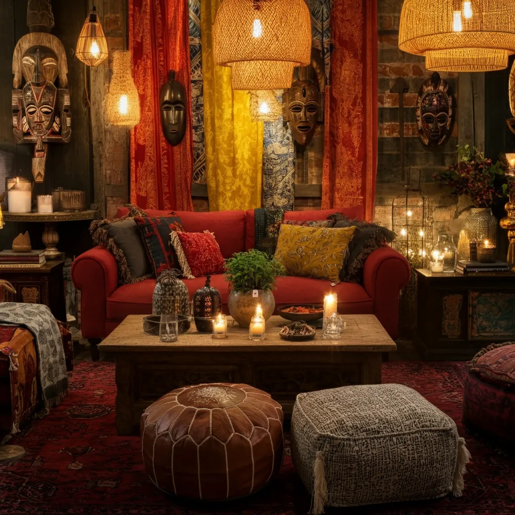30+ Living Room Ideas That Will Make Your Home Look 10x More Expensive 19 Global Fusion Living Room