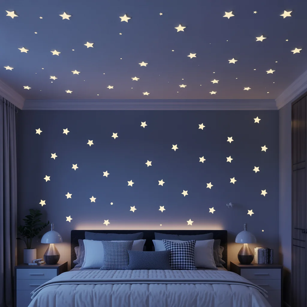 26 Teen Room Decor Inspirations for Every Mood and Style 15 Glow-in-the-Dark Stars