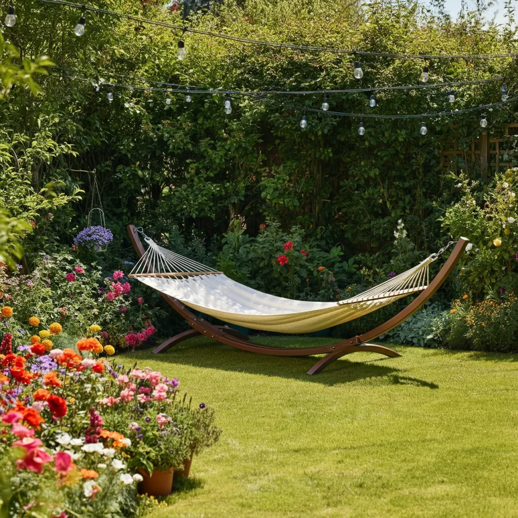 30+ Garden Ideas That’ll Make You Cancel Your Vacation Plans 21 Hammock Nook