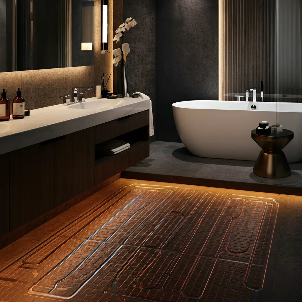 The Ultimate List of 40 Bathroom Remodel Ideas for a Modern Makeover 5 Heated Floors Warmth