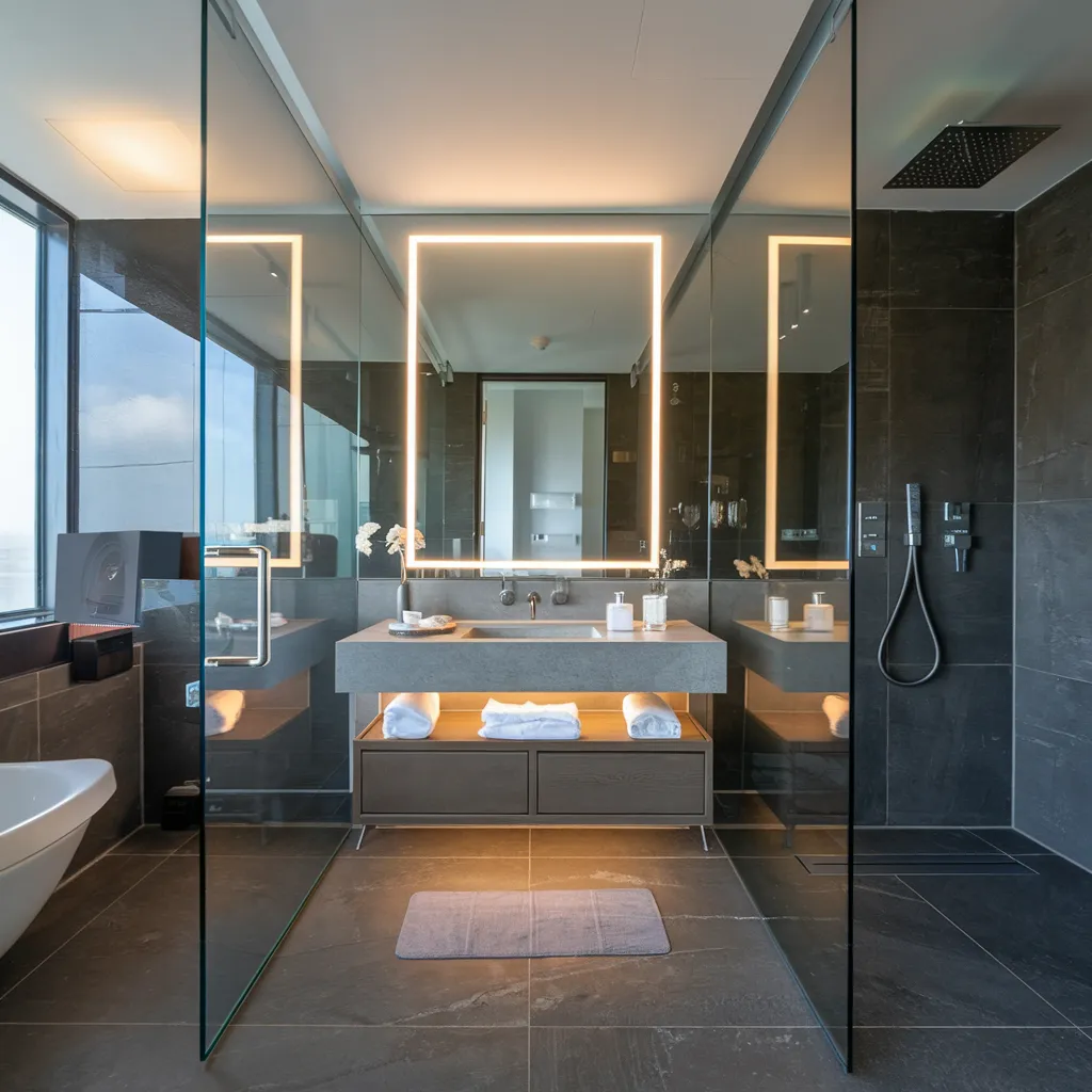 32+ Bathroom Ideas That Will Make Guests Think You Hired a Designer 18 High-Tech Smart Bathroom