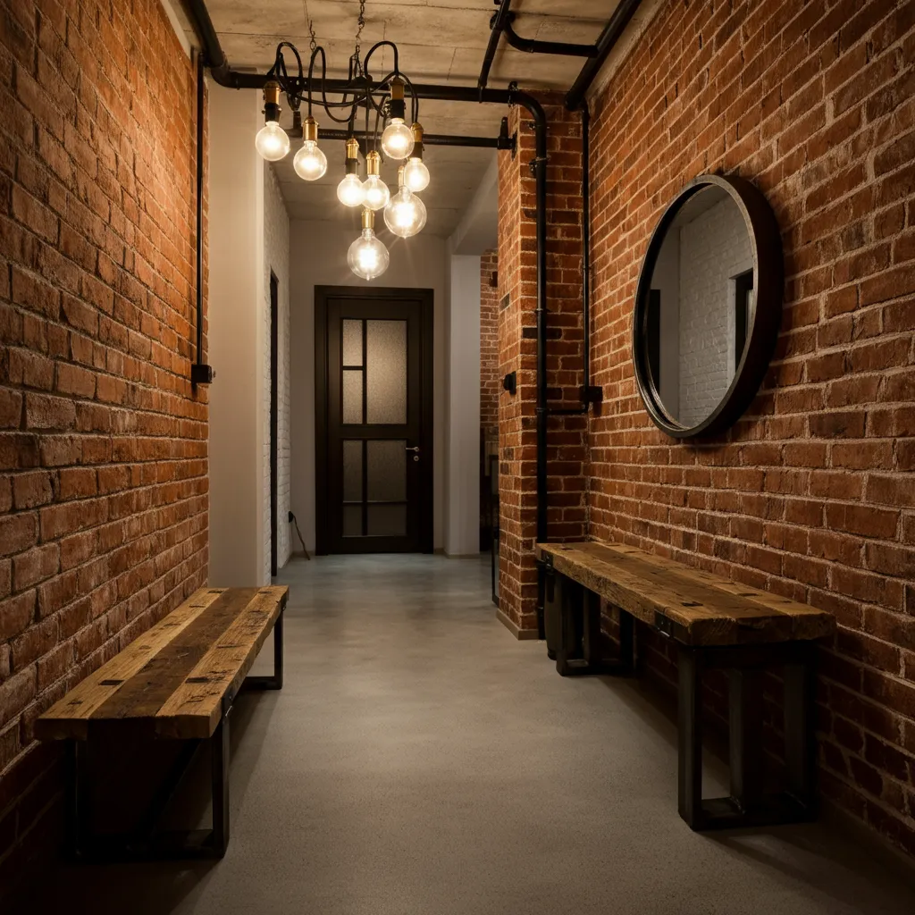 32 Jaw-Dropping Hallway Decor Ideas You’ll Wish You Tried Sooner 7 Industrial Edge Image