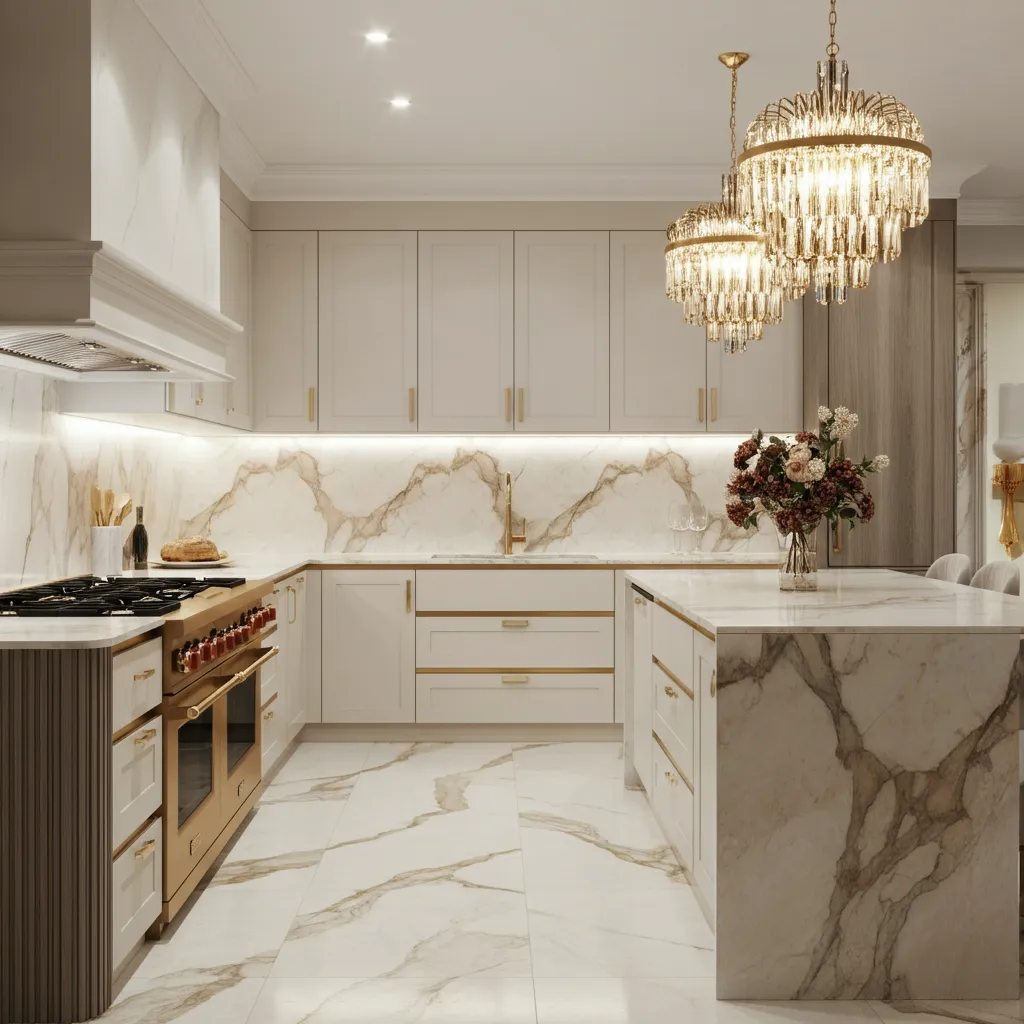 30+ Jaw-Dropping Kitchen Ideas You’ll Wish You Knew Sooner 23 Luxe Marble Kitchen