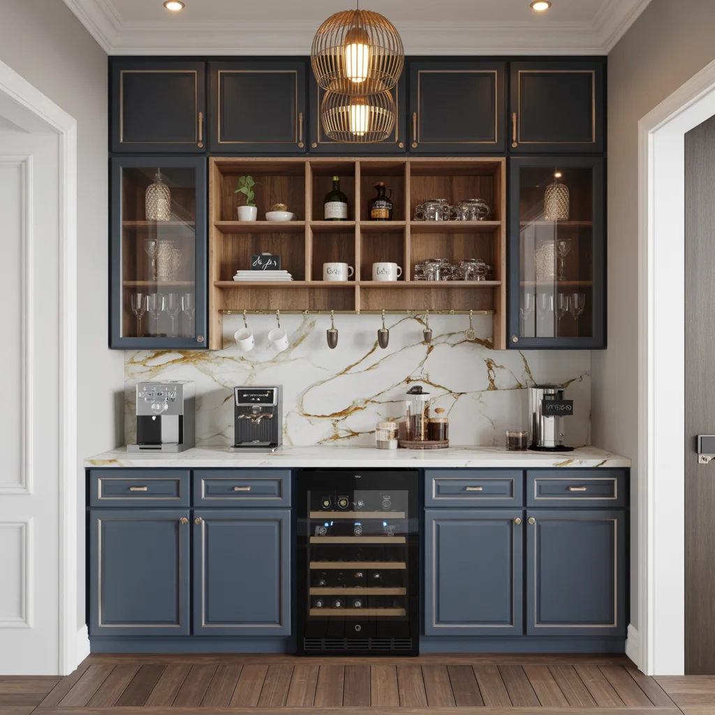 22 Pantry Organization Ideas That’ll Instantly Upgrade Your Kitchen 13 Luxury Coffee and Beverage Station