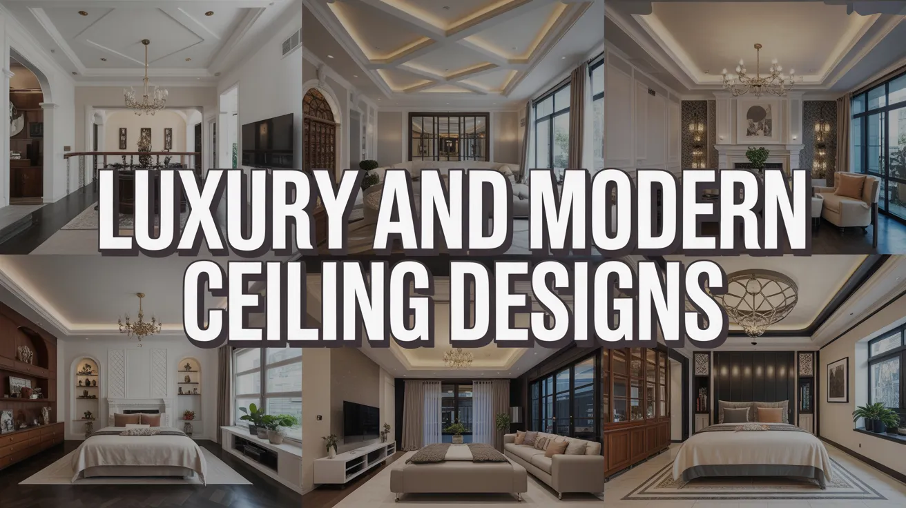 Luxury and modern ceiling design