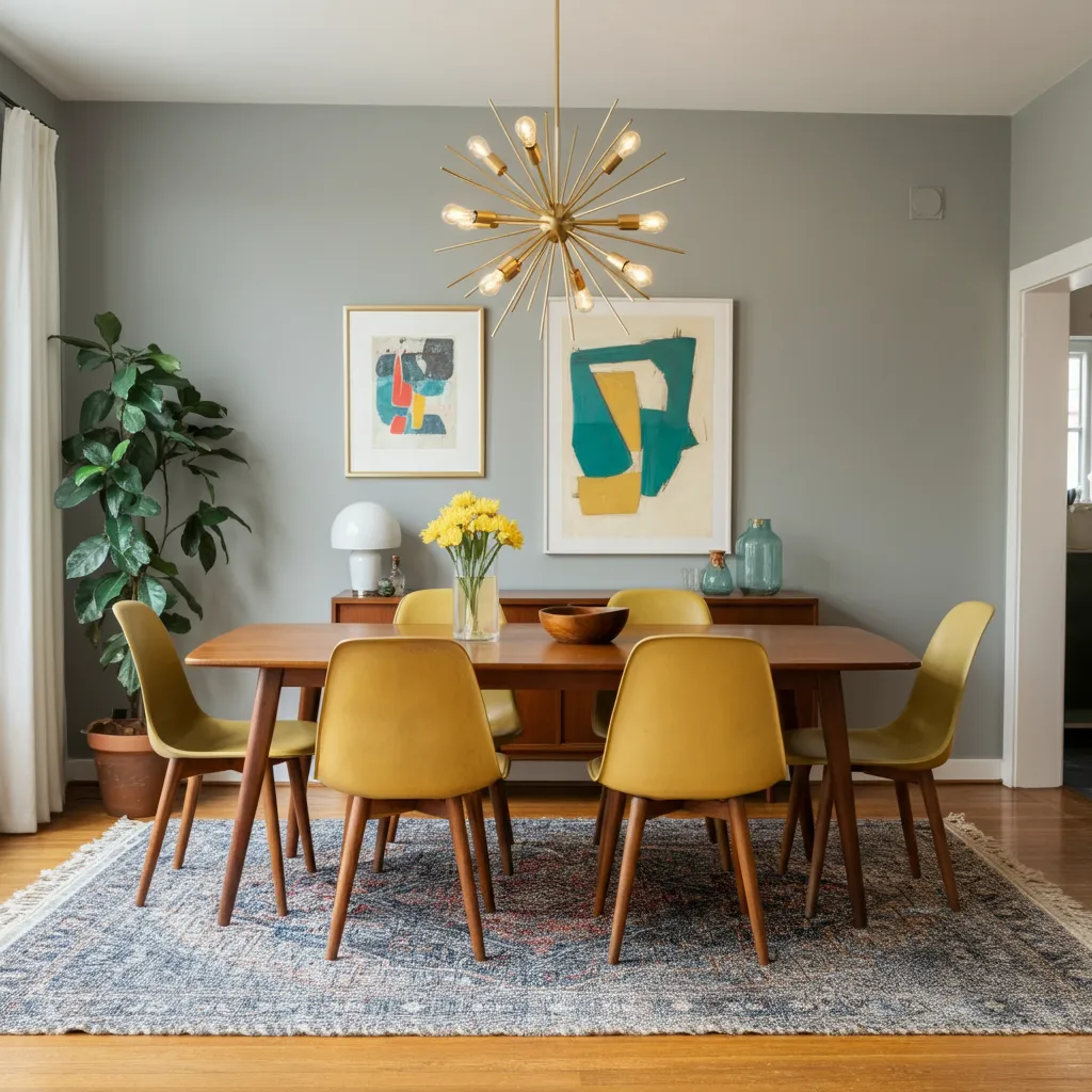 28+ Dining Room Decor Ideas So Good, Even Designers Are Copying Them 12 Mid-Century Modern Dining Room