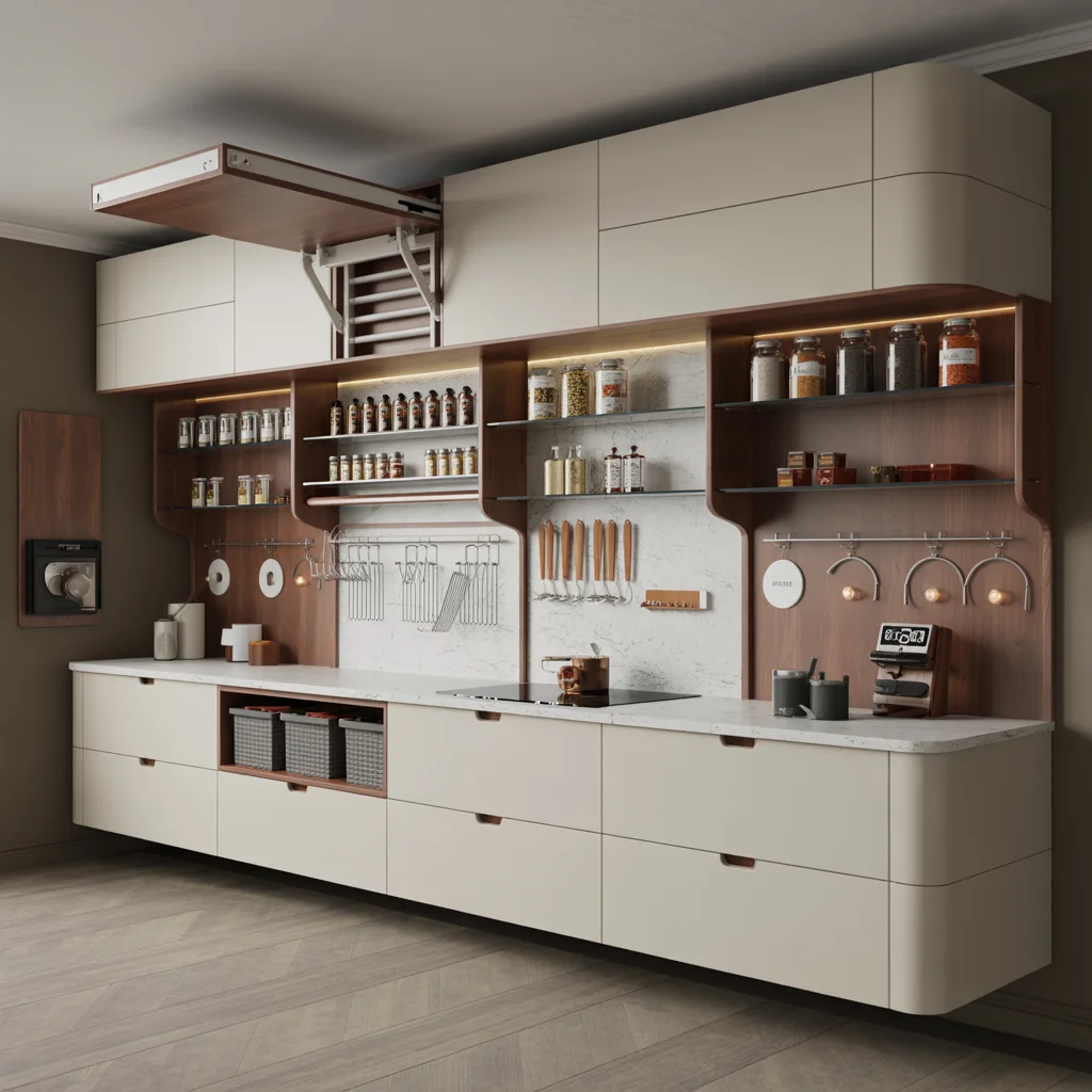 22 Pantry Organization Ideas That’ll Instantly Upgrade Your Kitchen 6 Modern Floating Pantry Wall System