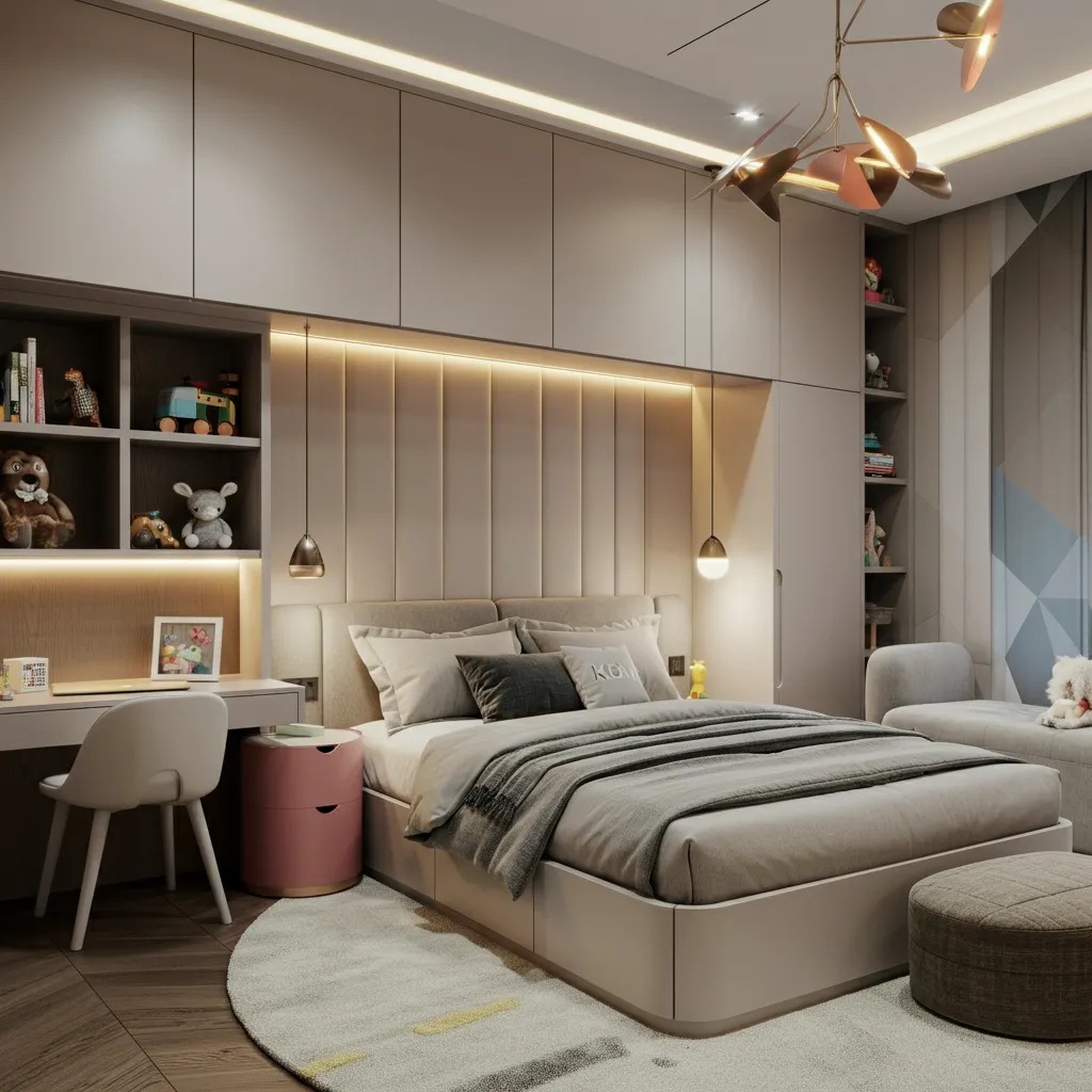 26 Luxury Kids Bedroom Inspirations for Dreamy Spaces 13 Modern Minimalist Bedroom