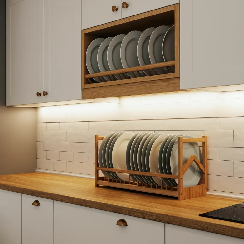 The Ultimate Kitchen Cabinet Guide Everything You Need to Know! 29 Open Plate Racks