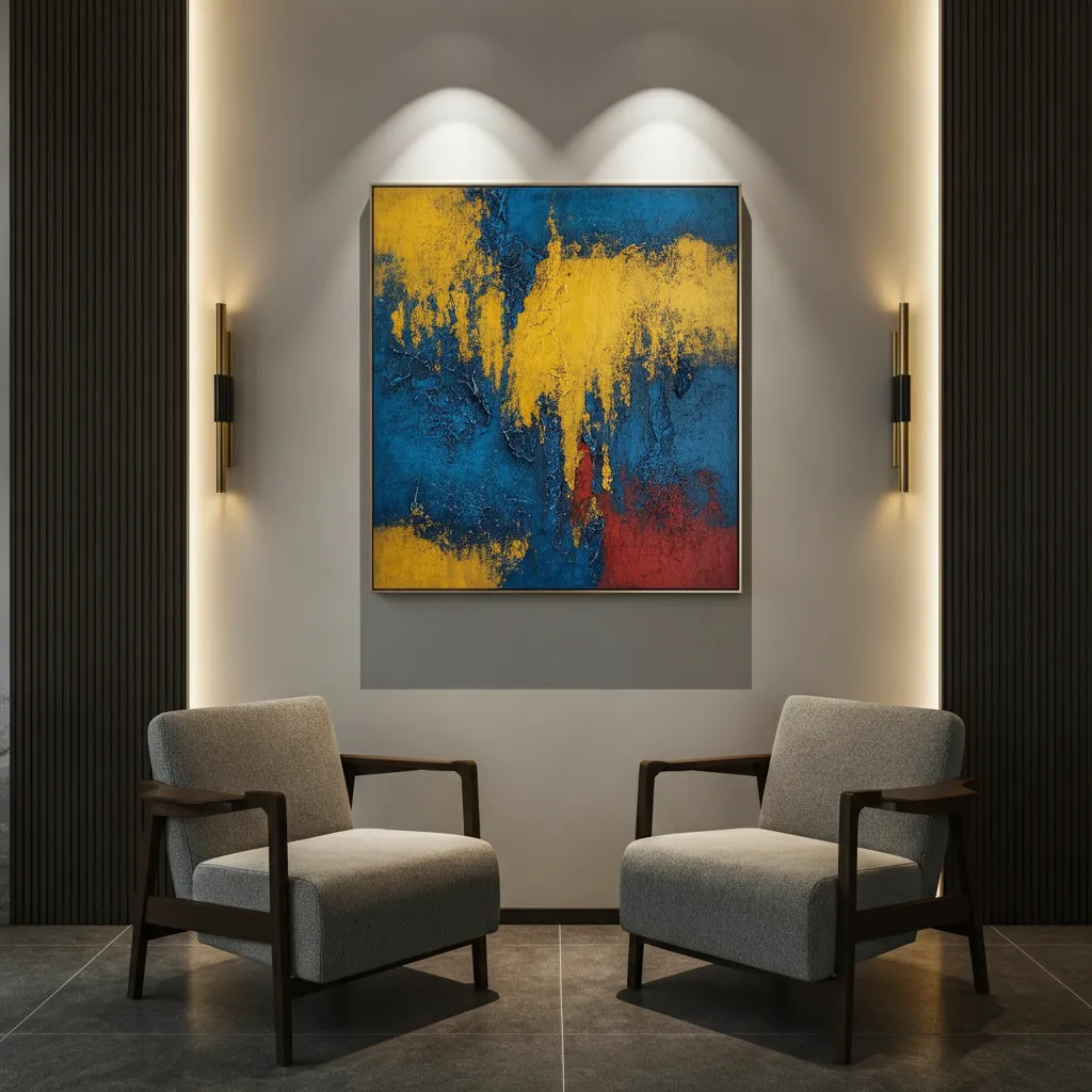 These 34+ Wall Decor Ideas Will Blow Your Mind 7 Oversized Abstract Art
