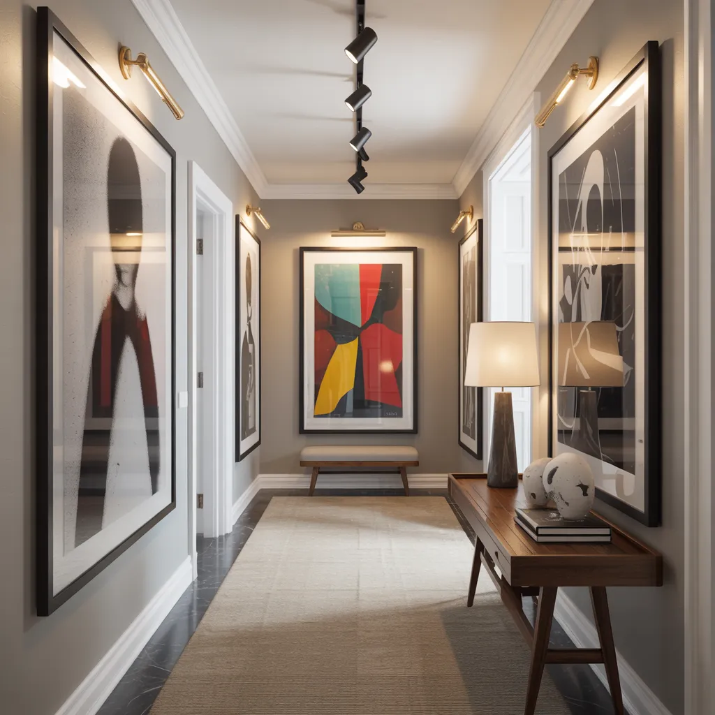 32 Jaw-Dropping Hallway Decor Ideas You’ll Wish You Tried Sooner 25 Oversized Art