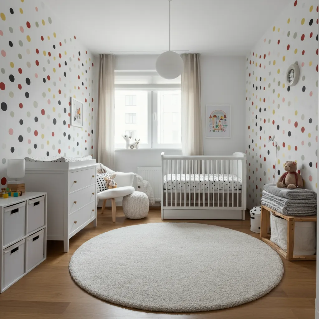 34 Nursery Ideas So Perfect, Even Interior Designers Are Jealous! 26 Playful Polka Dots Nursery