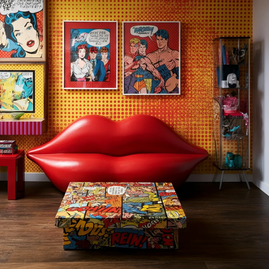 30+ Living Room Ideas That Will Make Your Home Look 10x More Expensive 25 Pop Art Living Room