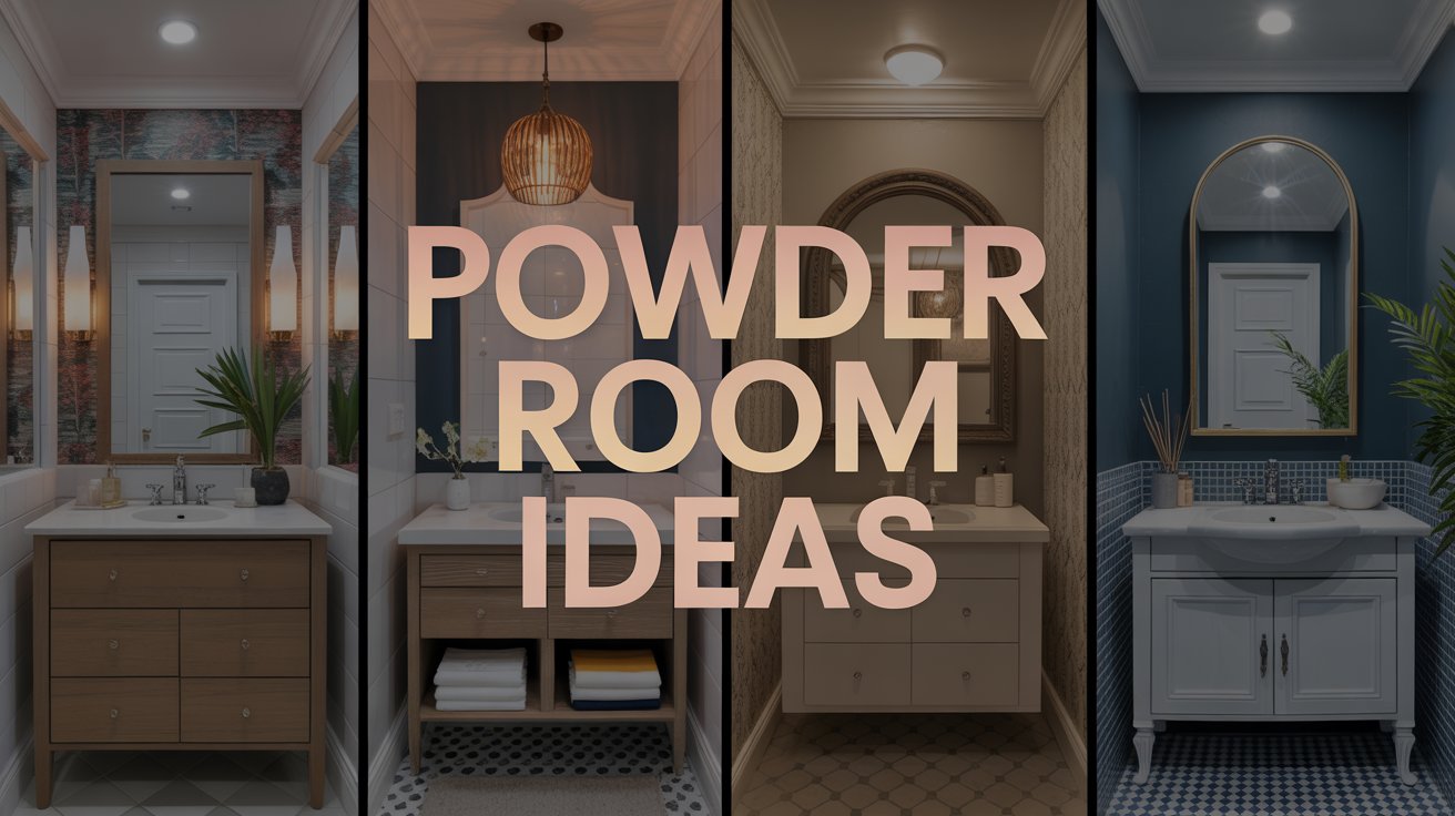 These 25+ Powder Room Ideas Are So Good You'll Want to Redo Yours Tonight 1 Powder Room Ideas