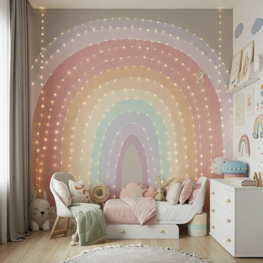 34 Nursery Ideas So Perfect, Even Interior Designers Are Jealous! 9 Rainbow Bright Nursery