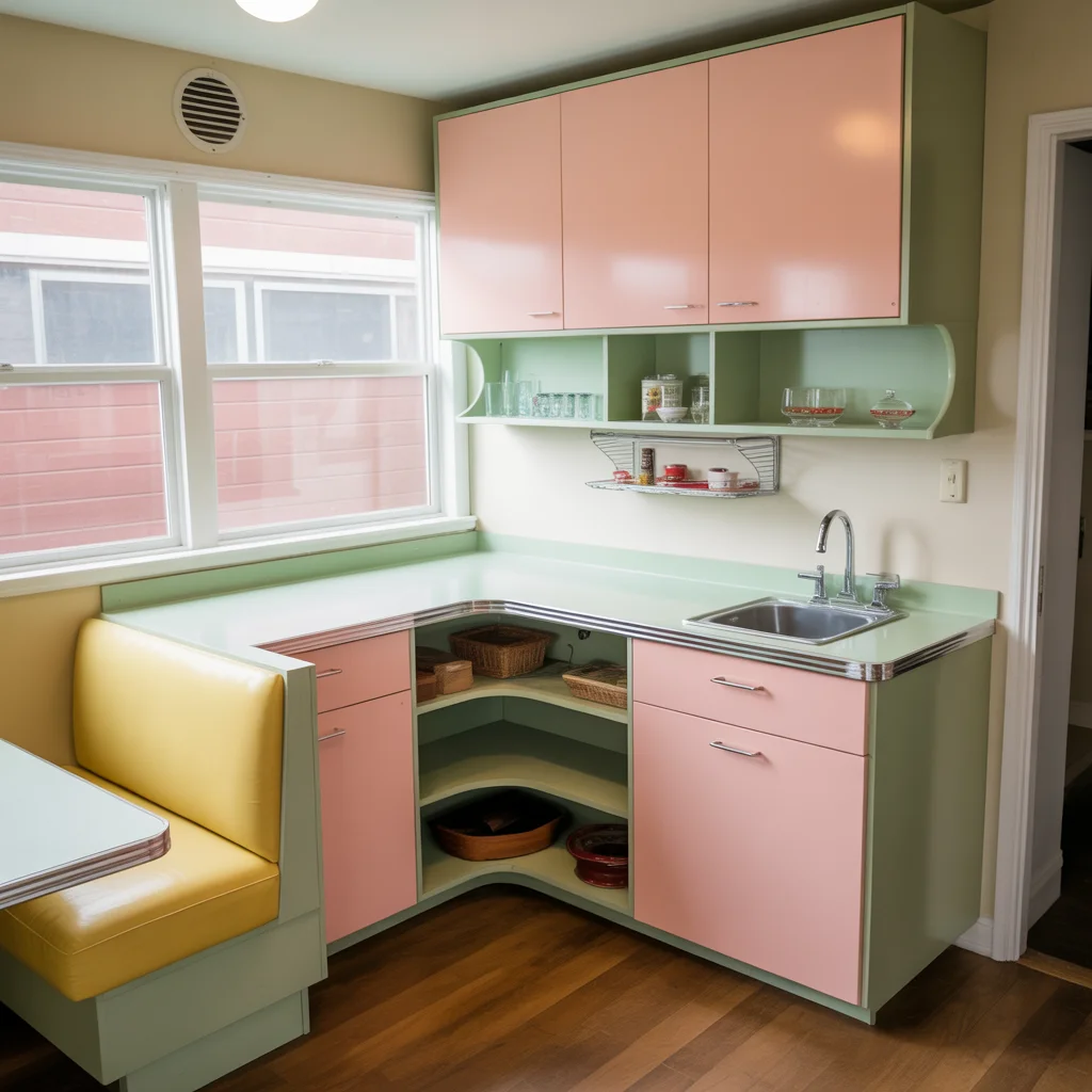 22 Pantry Organization Ideas That’ll Instantly Upgrade Your Kitchen 16 Retro 1950s Dinette Pantry