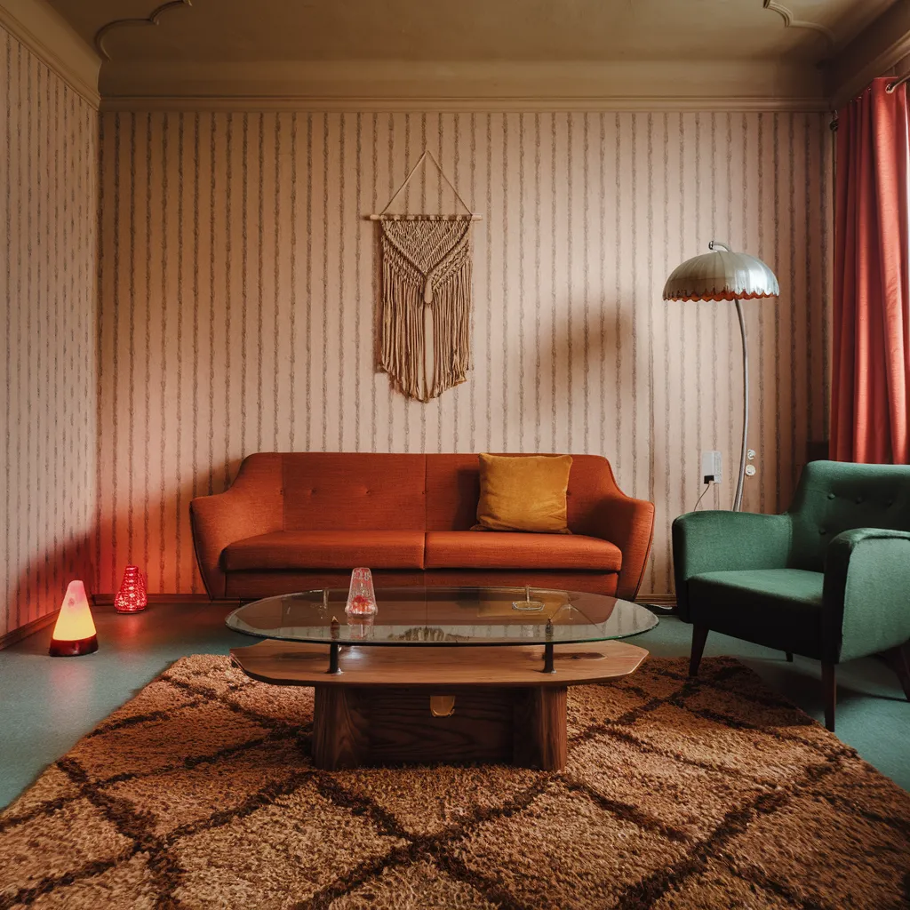 30+ Living Room Ideas That Will Make Your Home Look 10x More Expensive 27 Retro 70s Revival
