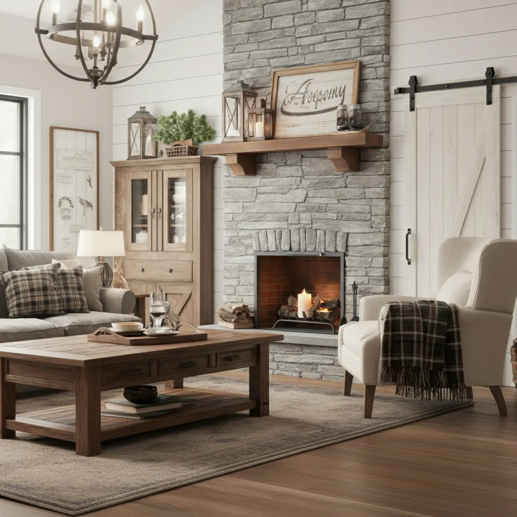 30+ Living Room Ideas That Will Make Your Home Look 10x More Expensive 17 Rustic Farmhouse Living Room