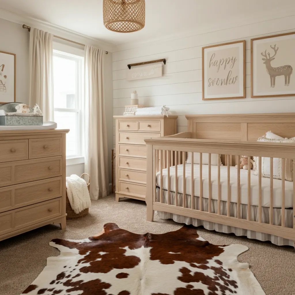 34 Nursery Ideas So Perfect, Even Interior Designers Are Jealous! 4 Rustic Farmhouse Nursery