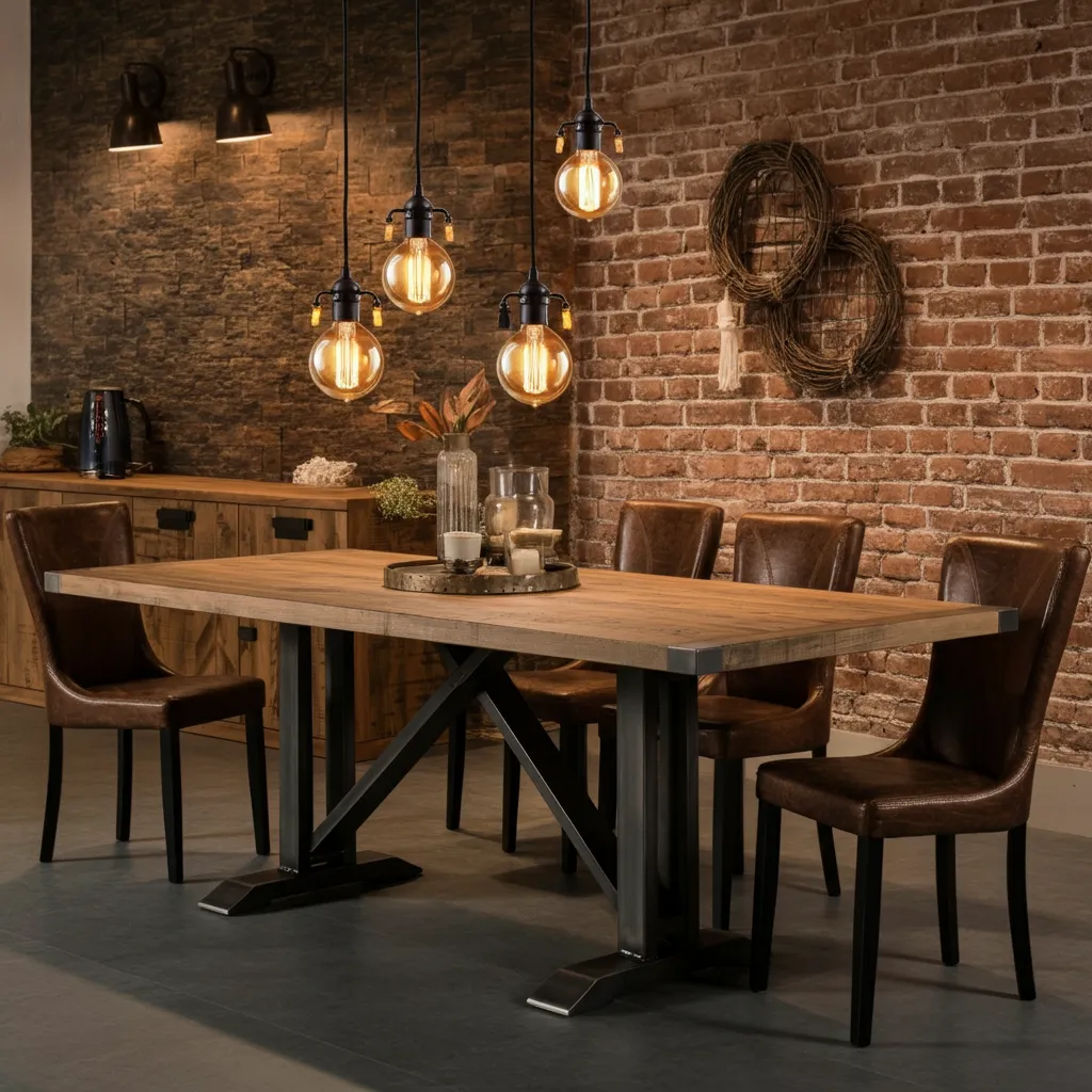 28+ Dining Room Decor Ideas So Good, Even Designers Are Copying Them 18 Rustic Industrial Dining Room