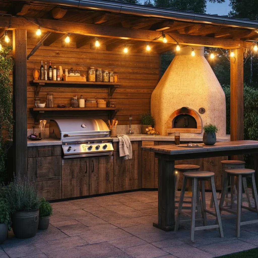 Transform Your Outdoor Space with These Jaw-Dropping Backyard Ideas 14 Rustic Outdoor Kitchen