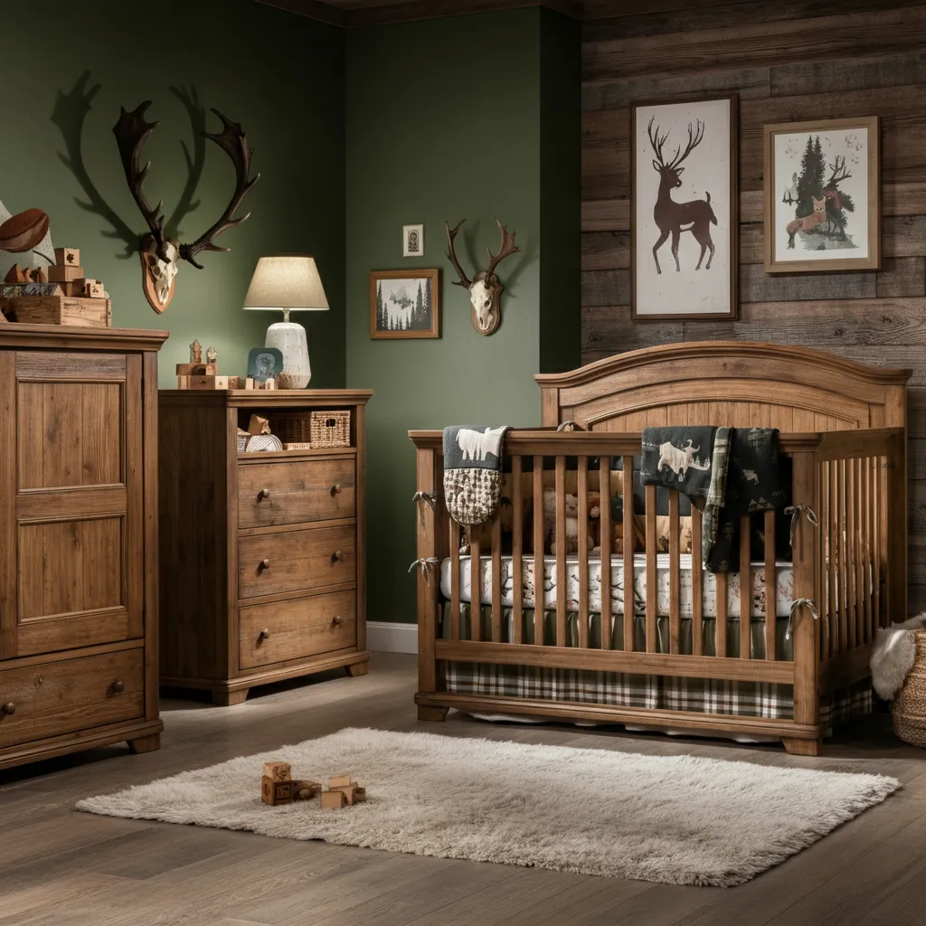34 Nursery Ideas So Perfect, Even Interior Designers Are Jealous! 27 Rustic Woodland Cabin Nursery
