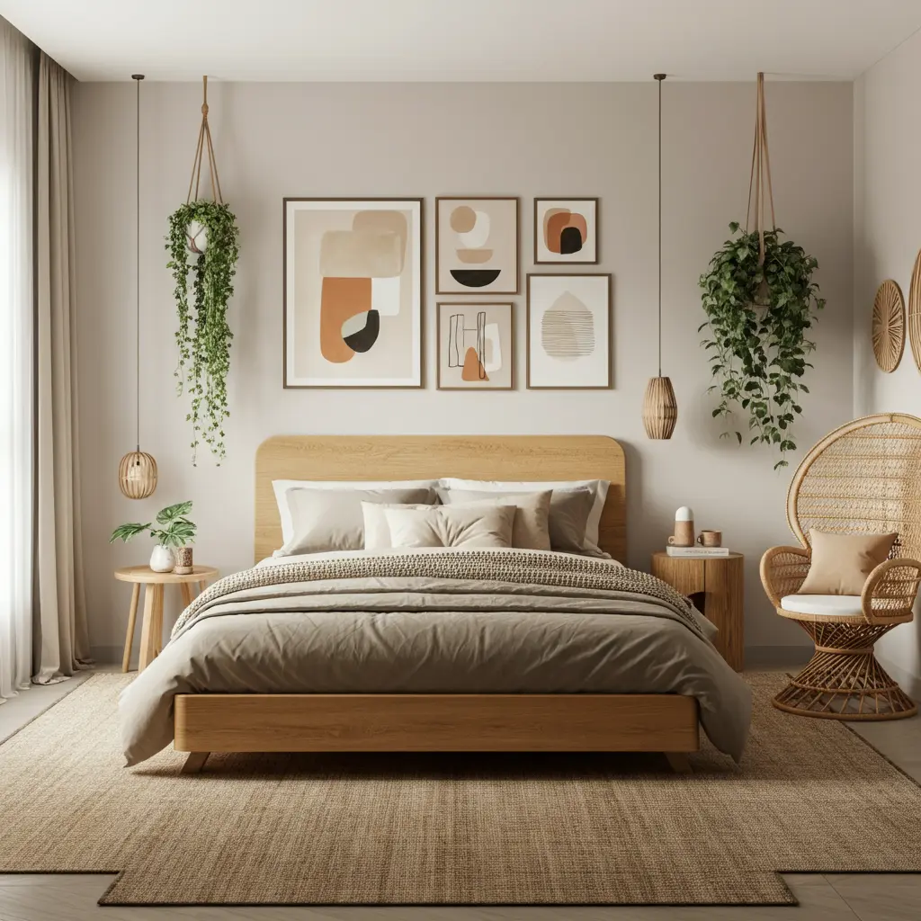 35+ Bedroom Ideas So Stunning You'll Want to Redecorate Tonight! 36 Scandinavian Boho Bedroom
