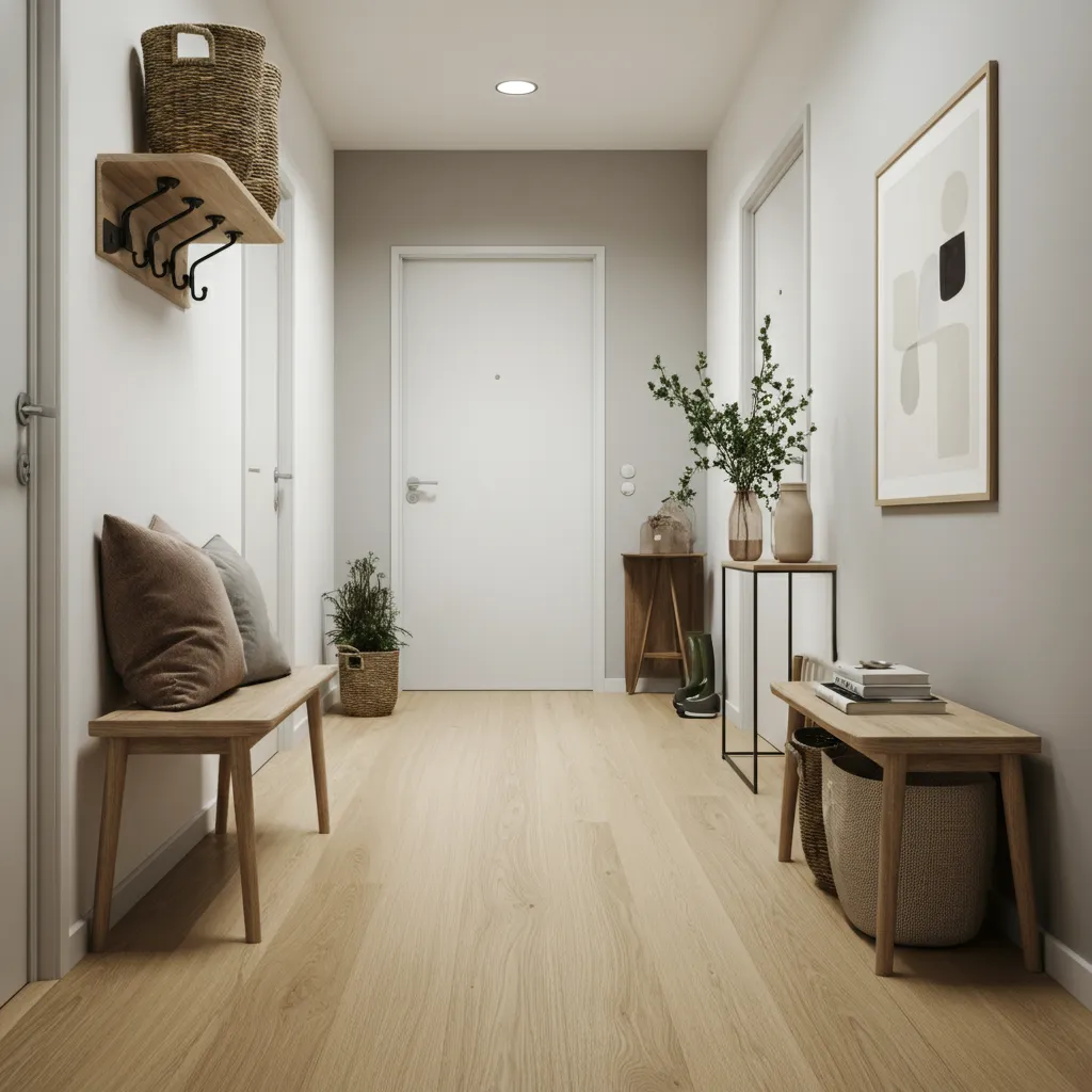 32 Jaw-Dropping Hallway Decor Ideas You’ll Wish You Tried Sooner 15 Scandinavian Simplicity Image