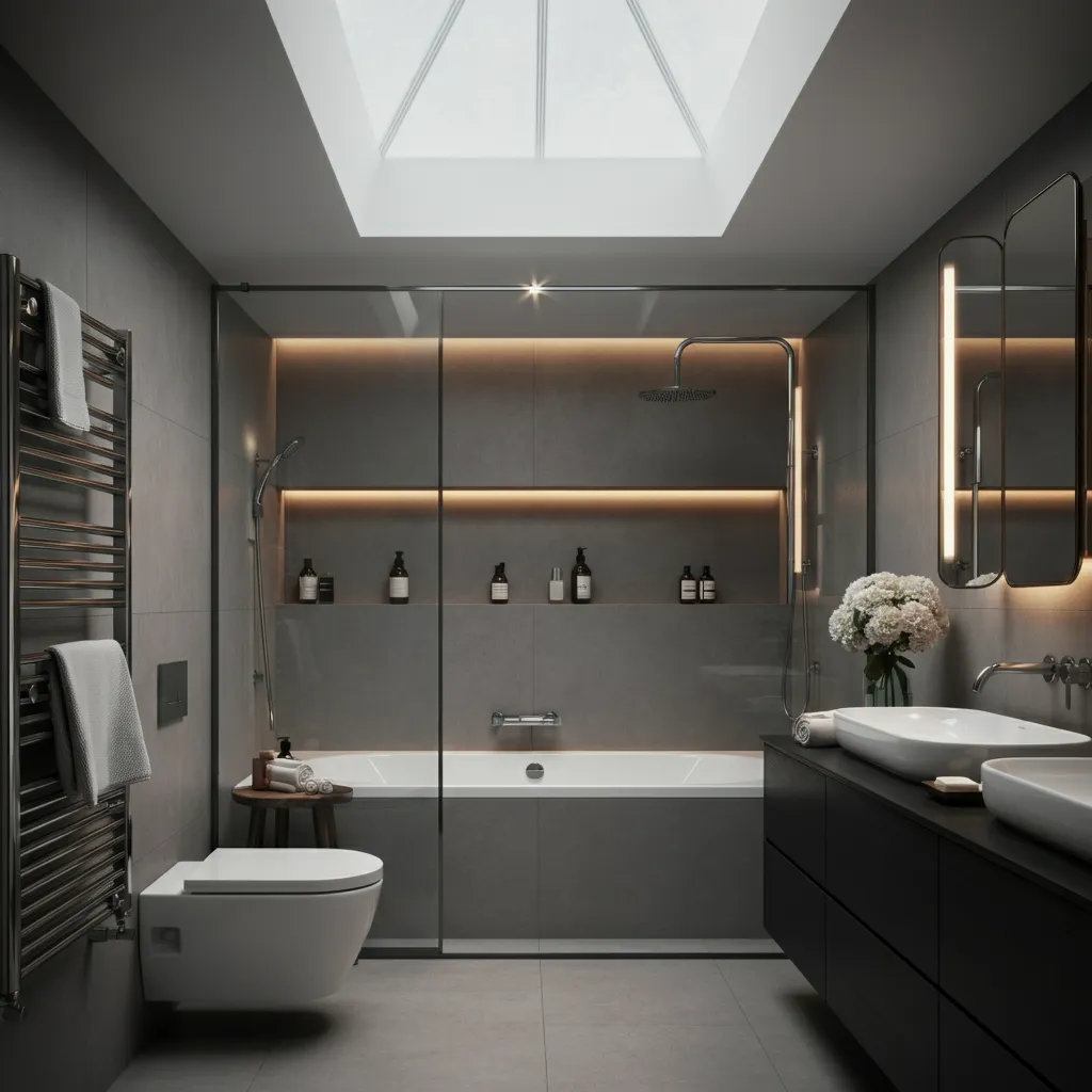 The Ultimate List of 40 Bathroom Remodel Ideas for a Modern Makeover 29 Skylight Natural Light
